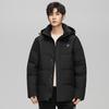 Down Jacket Men's Winter New Windproof Medium and Long Thick Hooded Warm Jacket Men's Couple Top