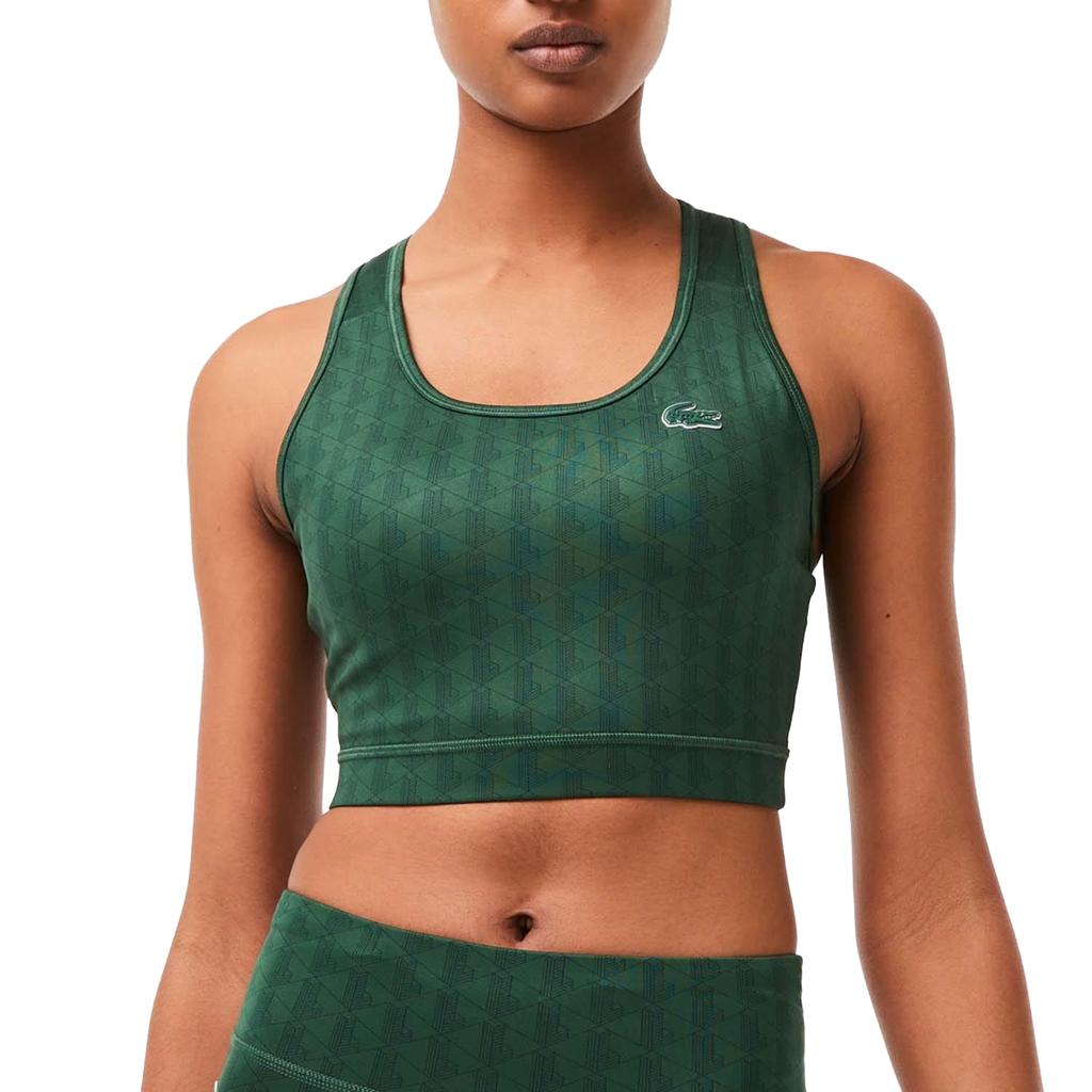 Lacoste Womens/Ladies Geometric Sports Bra
