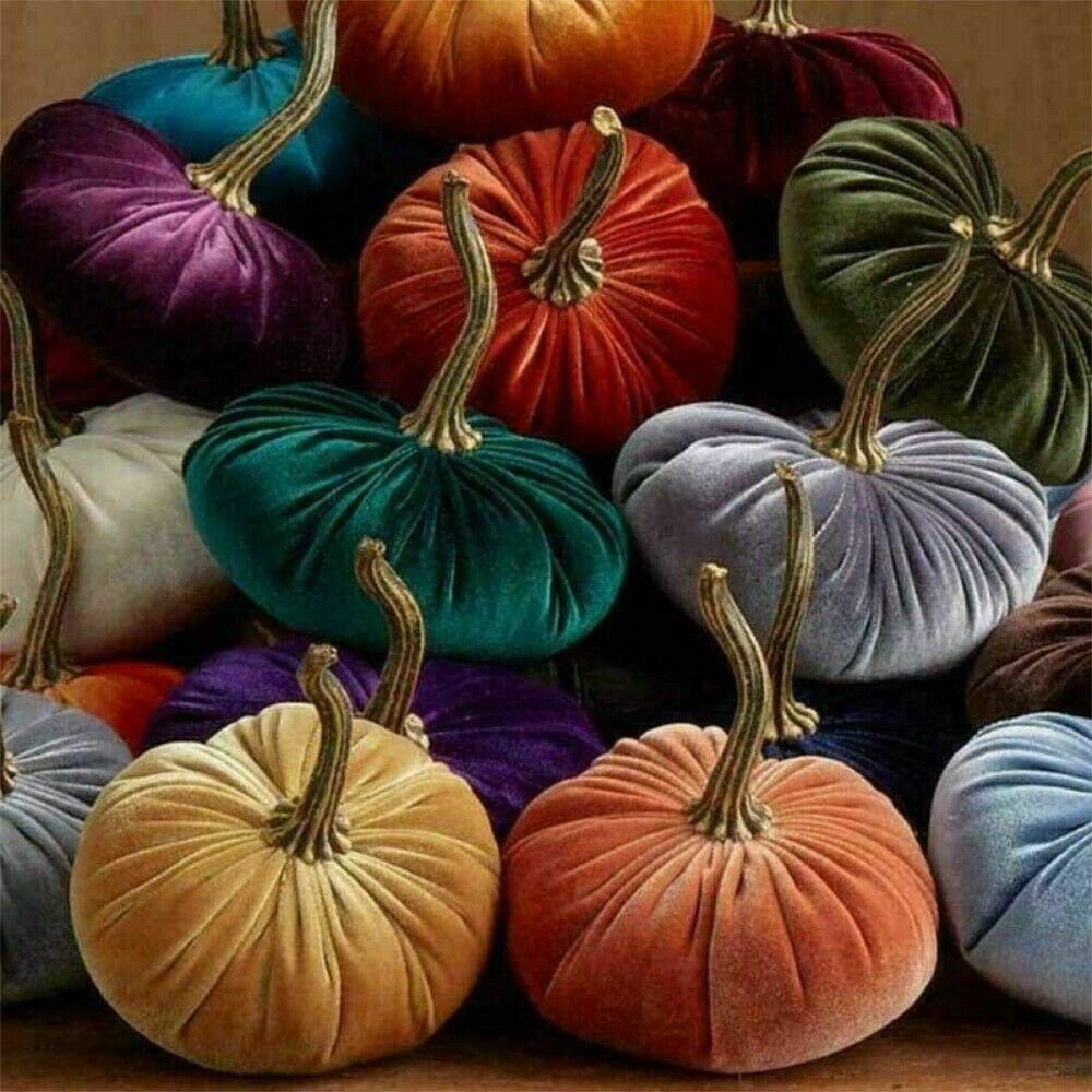 Soft And Comfortable Velvet Pumpkin Throw Pillows For Perfect Holiday Decor