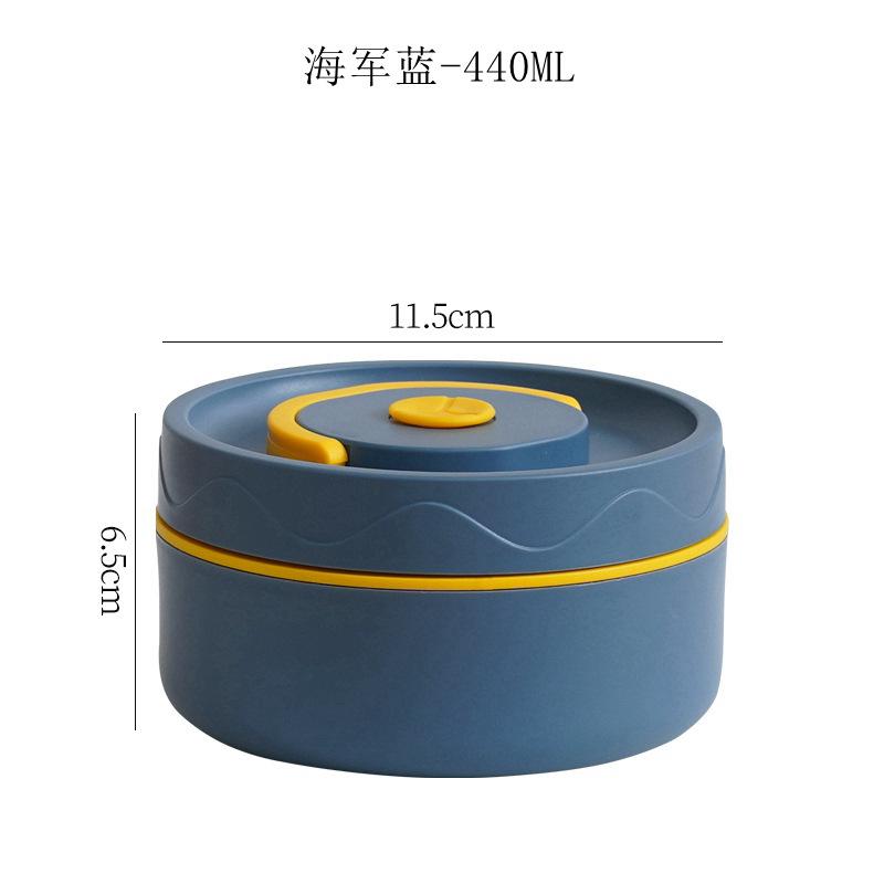 Szigetelt főzőedény, egymásba rakható rozsdamentes acél bento doboz, mikrohullámú sütőben használható rozsdamentes acél tároló, uzsonnás doboz