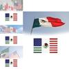 Celebrate Unity With 90*150cm Us Mx Friendship Flag Made Of Durable Polyester Fabric