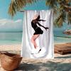 Ultra Soft Beach Towel with figure skating Theme,Ideal for Pool,Camping, Diving,Perfect Travel Essential, Vibrant Beach Towel.