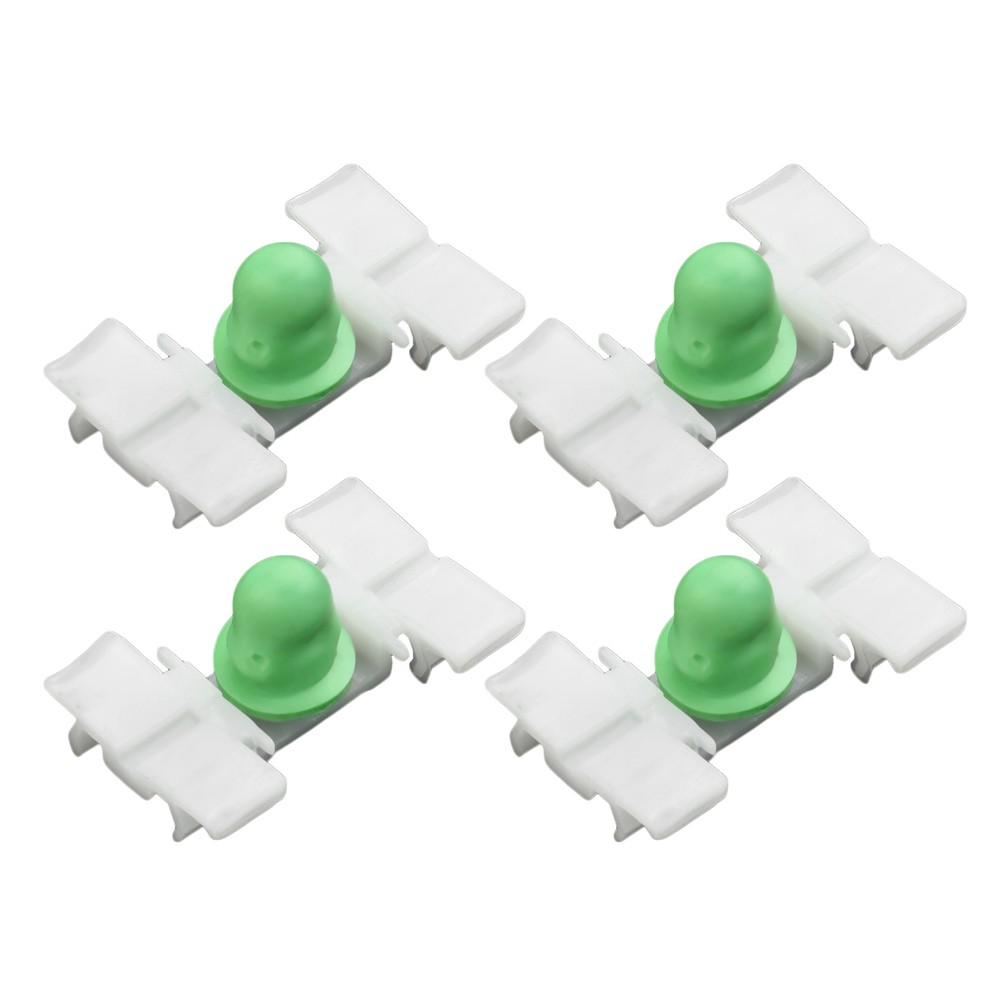 20x Car Exterior Door And Side Moulding Trim Clips Plastic 31*20mm For BMW E36 E46 323 325 328 330 White+Green Car Accessories Interior Mirrors 6
