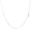 Lara Christie Platinum Chain Approximately Up To Adjustable Necklace, Pt850, Venetian, 0.68mm Wide, 2.04g, 45cm, Length, Lc97-0058