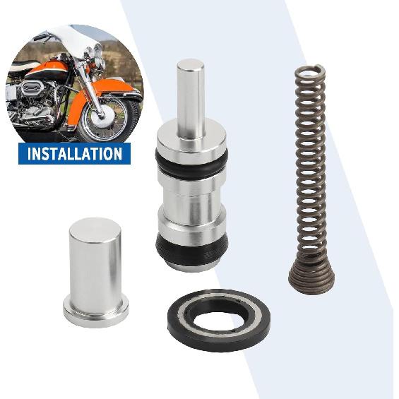 9/16" Bore Front Brake Master Cylinder Rebuild Kit For Harley 1996-2017 Touring Electra Glide Road Glide Road King Street Glide Dyna Softail