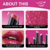 Diamond Pearlescent Lipstick Waterproof Long Lasting Non-stick Cup Matte Velvet Shiny Lipsticks Red Sexy Lips Makeup Cosmetics