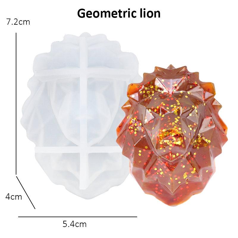 Stereoscopic Animal Resin Molds Silicone Bear Casting Molds Epoxy Resin Mold for Keychains DIY Handmade Resin Jewelry Supplies