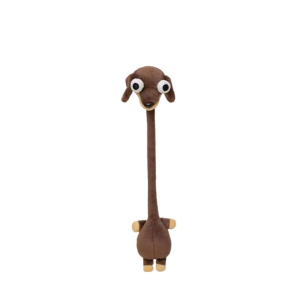 Funny Design Giraffe Bag Pendant White Color Pink Pig Plush Pendant  Gift For Girls