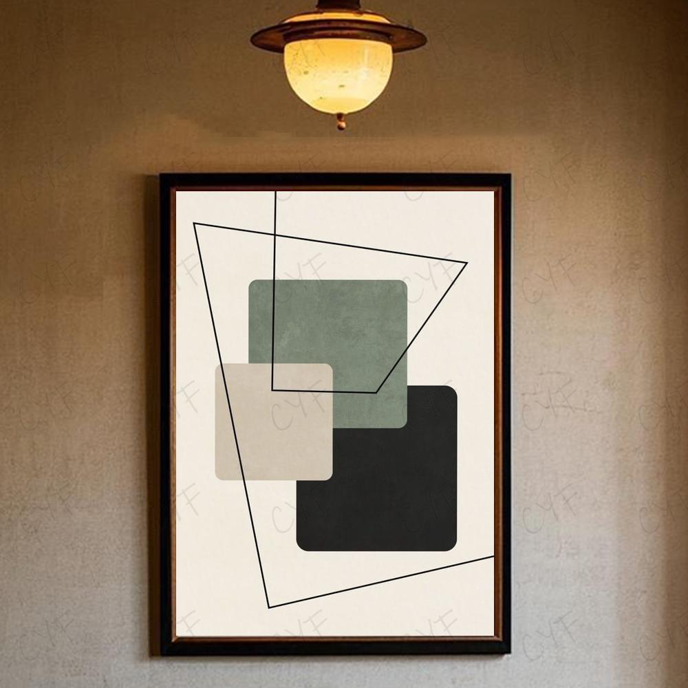 Abstract Bohemian Wall Art Poster High Quality Wall Art for Home Office Bedroom Living Room Hallway Bar Perfect Gift Idea