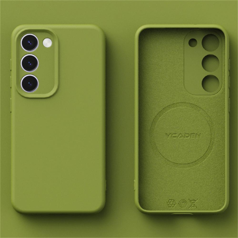 

Original Liquid Silicone Phone Case For Samsung Galaxy S24 Plus Ultra S23 S22 S24 For Magsafe Magnetic Wireless Charger Cover For Galaxy S22 UItra