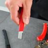 Ascuțitor profesional de cuțite de bucătărie - Piatră de ascuțit ceramică din tungsten și diamant pentru toate lamele, inclusiv foarfece de grădină