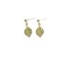 Exquisite Green Cat's Eye Angel Tears Earrings - Versatile High-End Ear Cuffs for Women