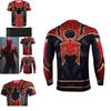 Marvel Mens Superhero Compression T Shirt Sports Fitness Gym Tops Spiderman Tee