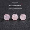 Madagascar Rose Quartz Beads: Round, Barrel & String Beads for DIY Bracelet Making.