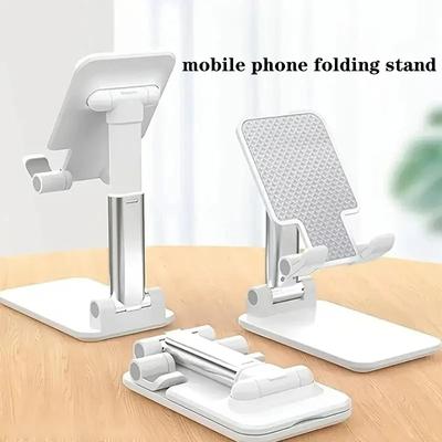 Katlanabilir Cep Telefonu Tutucu Stand Tablet Masaüstü Montajı Masa Esnek Ayarlanabilir Masaüstü Canlı Tembel Braketi Tüm Telefonlar İçin Destek