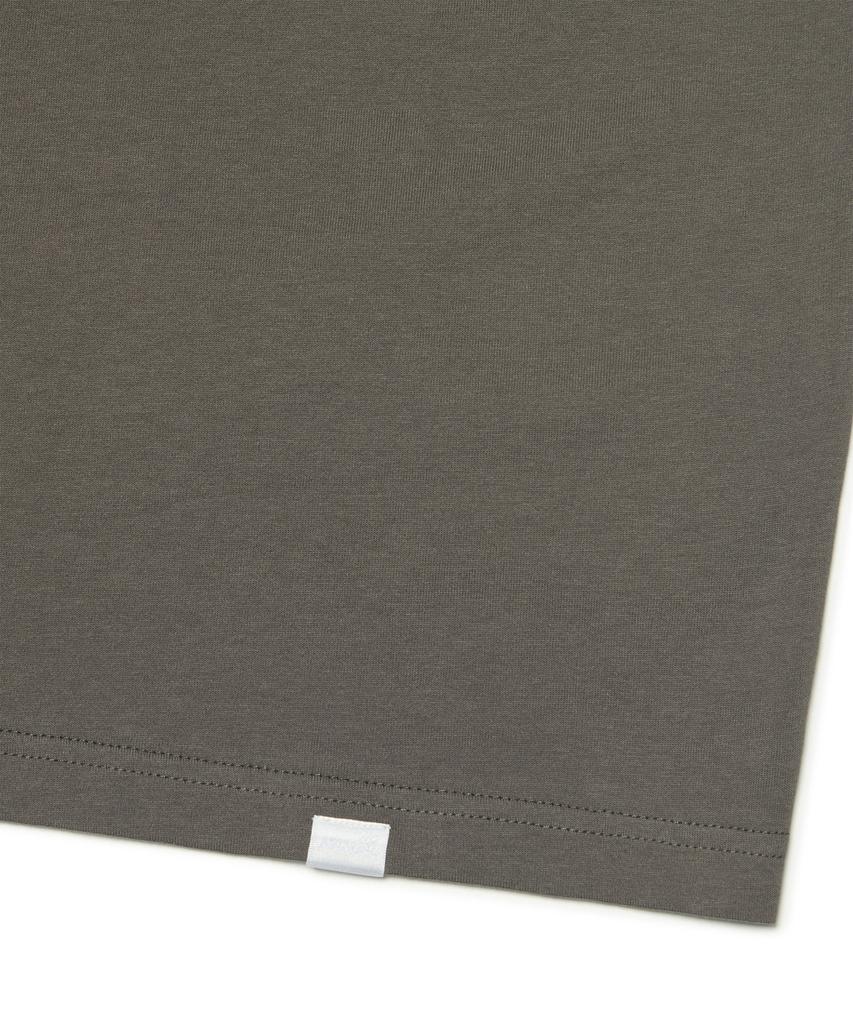 Nomaenyueol Nm Plain Crop T-Shirt - Charcoal