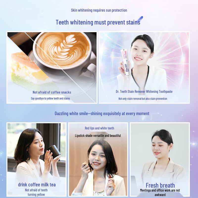 Dr. Tooth Stain Removal Whitening Toothpaste