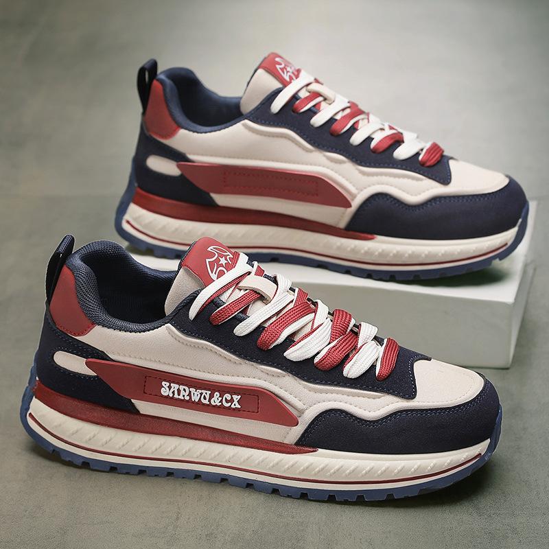 202 New Trendy Shoes Fashionable Heightening Thick Sole Comfortable Sports Casual Dad Shoes Waterproof and Non-slip Forrest Gump Shoes