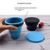 Portable Silicone Folding Cup for Travel & Outdoor Use - High Temperature Resistant