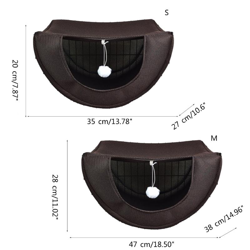 Cat Hammock Swing Bed Pet Kitten Breathable Mesh Sleeping Bed Anti-Scratching Hanging Hammock Bedding Small Pet Supplies
