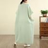 DIMANAF New 2026 Women Plus Size Summer Casual Sundress Long Dress Cotton Loose Oversize Maxi Beach Solid Elegant Lady Holiday