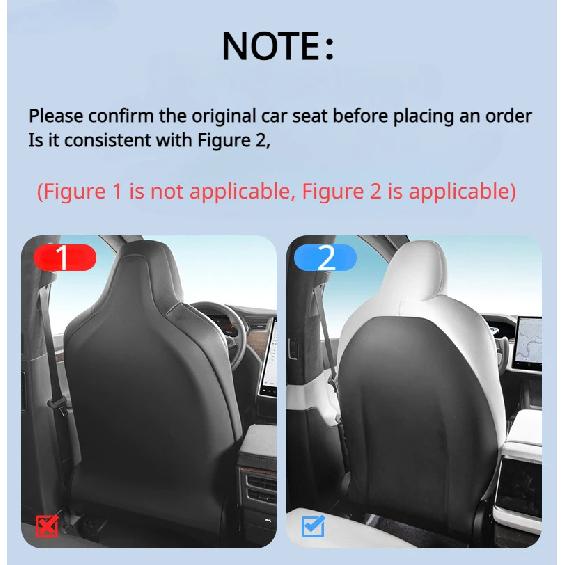 Seat Back Anti Kick Pad for Tesla Model S X Seat Backrest Protective Mat Wear-resistant Child Anti Dirty Car Accessories 2024