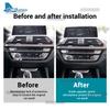 Carbon Fiber Style Interior Moulding for BMW X3 G01 2018-2024 X4 G02 2019-2021 AC Control Panel Frame Cover