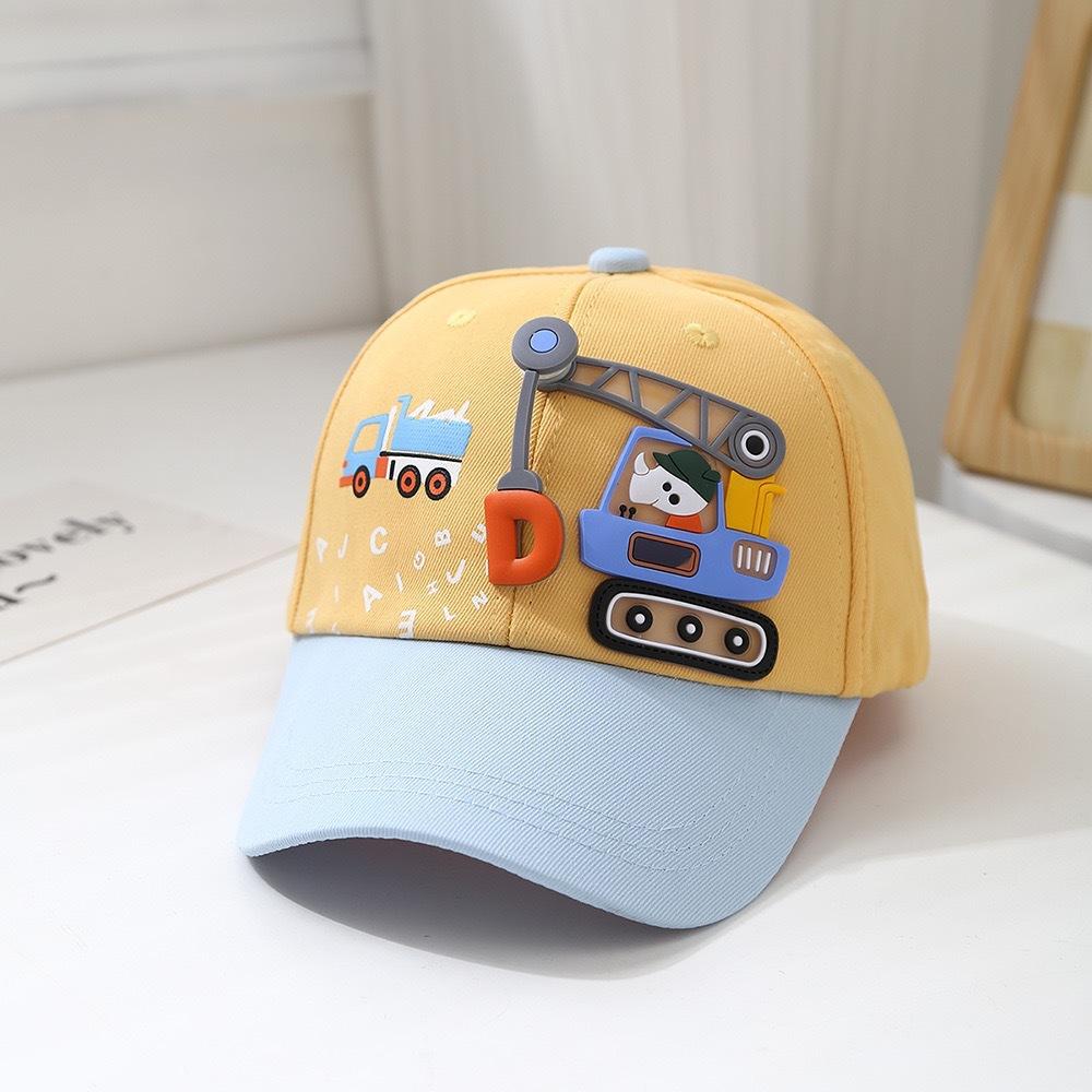 Kids Cartoon Baseball Cap Spring Autumn Sun Protection Visor Hat For Boys Girls Summer Trendy Shade Cap