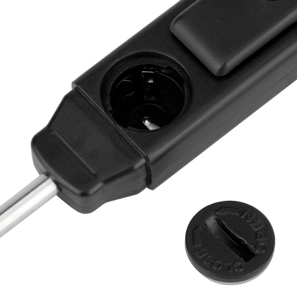 Tragbares digitales Stiftthermometer mit langer Sonde für Küche Kochen BBQ Fleisch Frittieren Lebensmittel Milch Schwarz