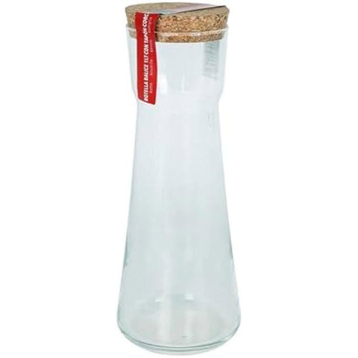 Bouteille En Verre - ROYAL LEERDAM - Balice - Lot De 6 - 1 L - Multicolore - Verre Et Liège