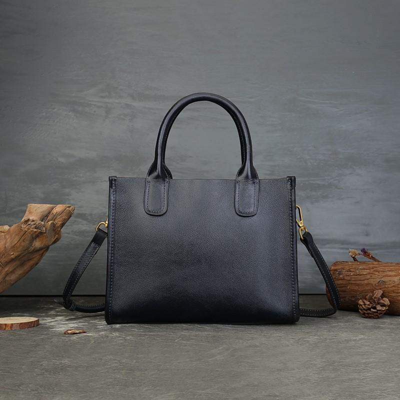 Johnature High-end Genuine Leather Women's Bag Retro Large Capacity Commuting Handbag Versatile Shoulder Bags