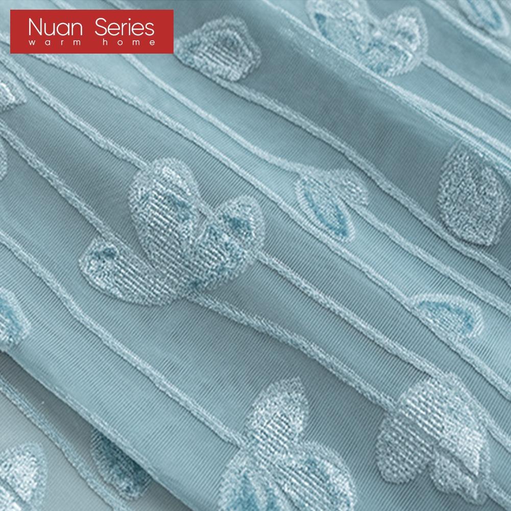 1PC Nuan Series Elegant 10-20% Shading Jacquard Soft Tulle Curtain for Living Room Bedroom Home Decoration