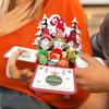 3D Gnome Greeting Card Pop-up Christmas Card with Lights and Music Paper Holiday Card for Home Holiday Party Decoration
