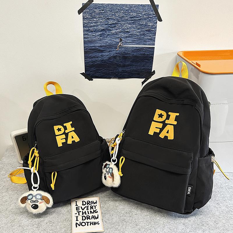 Campus Schoolbag Junior High School Student Backpack Unisex Large Capacity Travel Lightweight Backpack