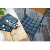 Quilted Outdoor Cushion Water-repellent - Anti-UV "Kala" In Cotton 38 X 38 Cm The Butterfly Effect