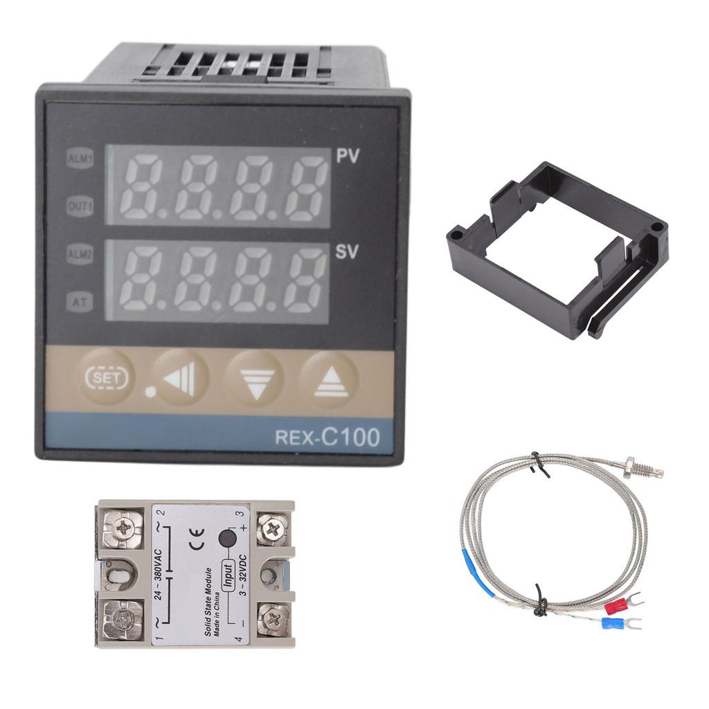PID Temperature Controller Small Overshoot Digital PID Thermostat Temperature Controller High Accuracy Waterproof for Farm