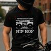 I Remember Real Hip-Hop Print Motorcycle T-Shirt Men And Women Aesthetic High Quality Cotton Te
