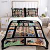 Comforter Casal Cartoon Dog Funny All Season Comforter Bedding Sets Soft And S Single/Double/Queen/King