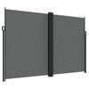 Vidaxl Foldable Side Awning, Anthracite, 220X600 Cm