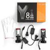 Auto LED Scheinwerfer Kleine Linse H4 Y8 Y1 Y2 U7 Fern- und Abblendlicht Integriert Doppel-Linse Motorrad
