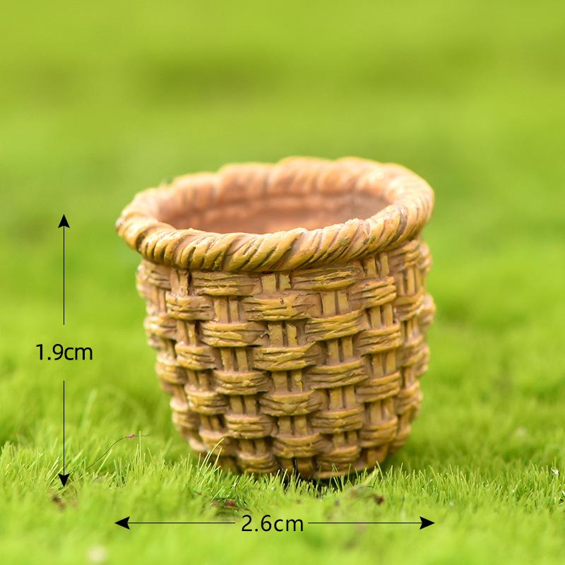 1PC Micro-landscape Cute Animals Cartoon Little Rabbits Carrot House Cute Rabbits Garden Resin Accessories, Rabbit Year Ornaments