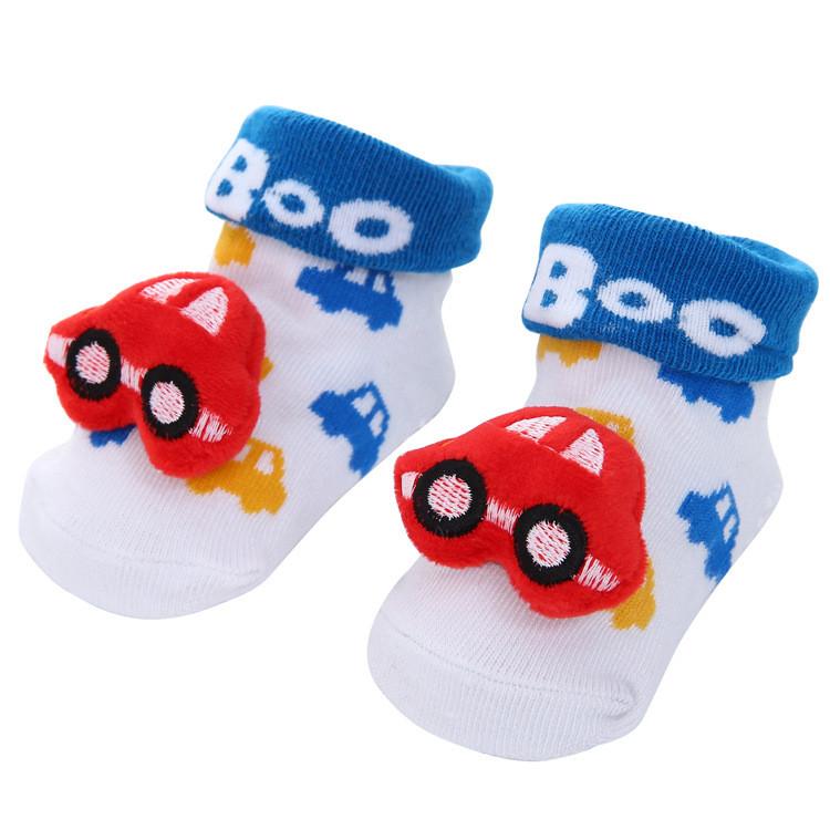3D Baby Soccer Socks Anti-Slip Cotton Infant Socks Cute Football Pattern Soft Newborn Toddler Socks for Baby