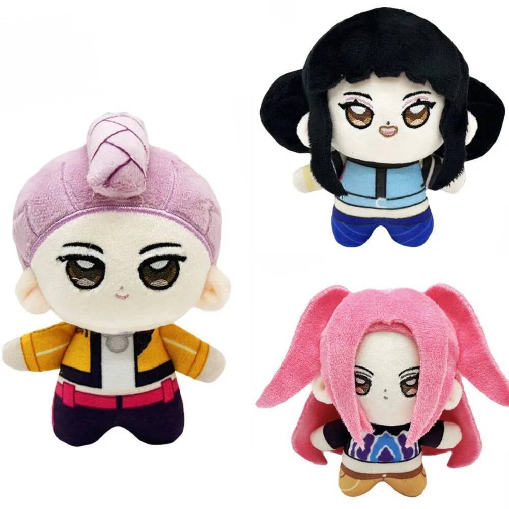 Huntrix Plush Doll K Pop Demon Hunters Plush Toy Rumi Zoey Doll Kpop Demon Hunters Plush Saja Boys Keychain Keyring Key Chain