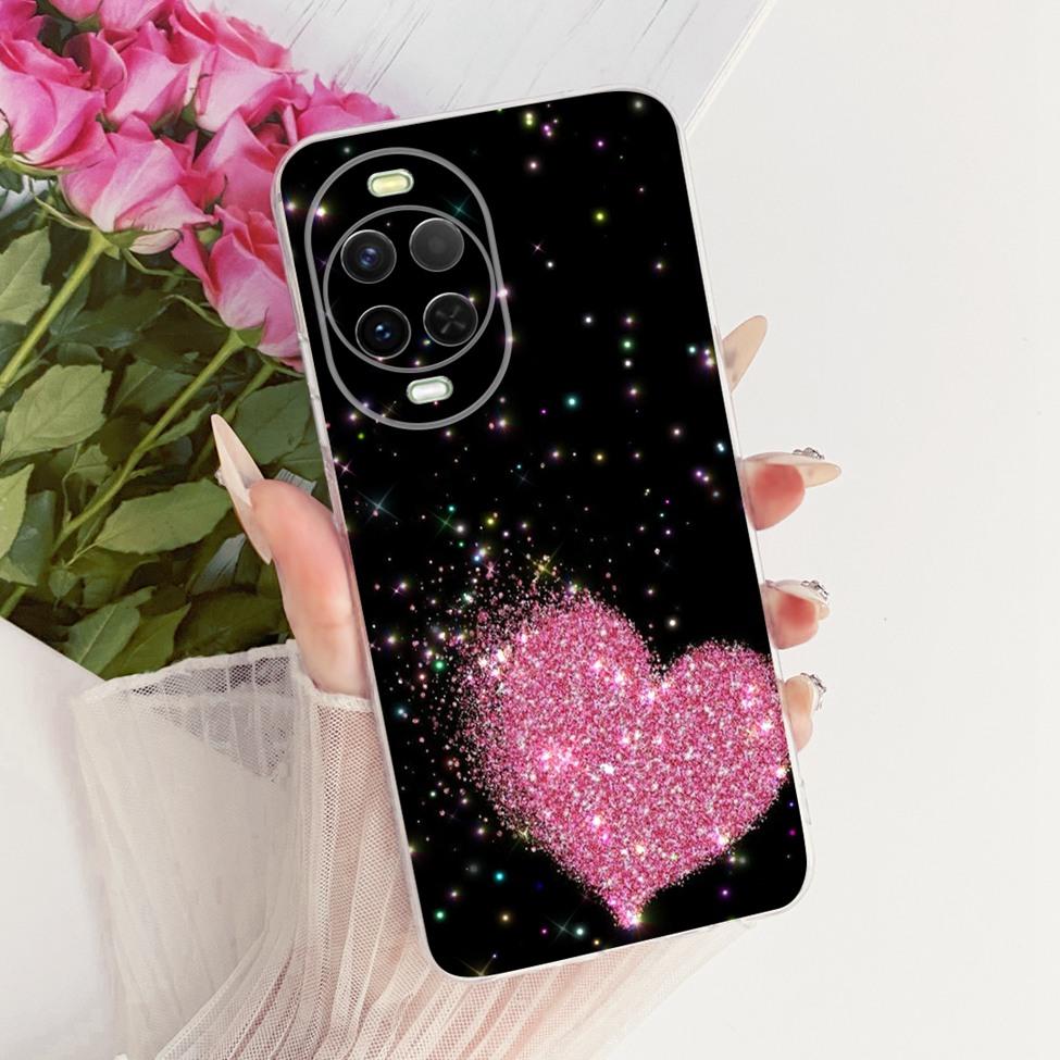 Transparent Case For Huawei Nova 15 Cover Cute Cat Fashion Butterfly Luxury Painted Casing For Huawei Nova15 PSN-AL00