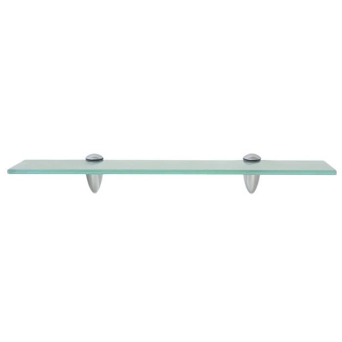 VidaXL Étagères murales 2 pcs Verre 50x10 cm 8 mm