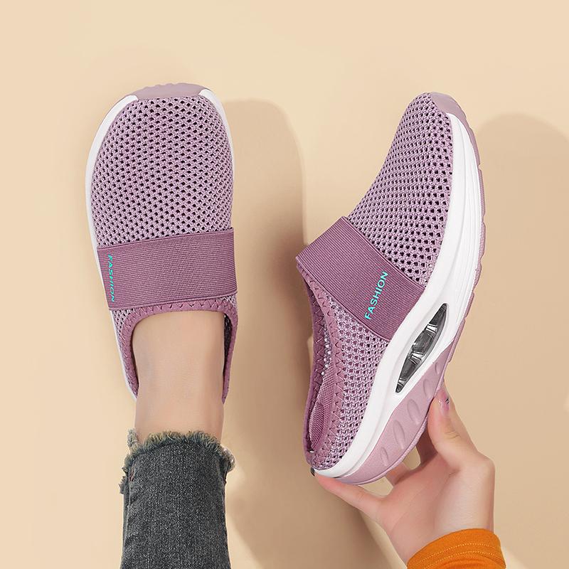 Summer Women Platform Slippers Casual Slip on Plus Size Black Pink Grey Elevator Sandals Shoes for Girls