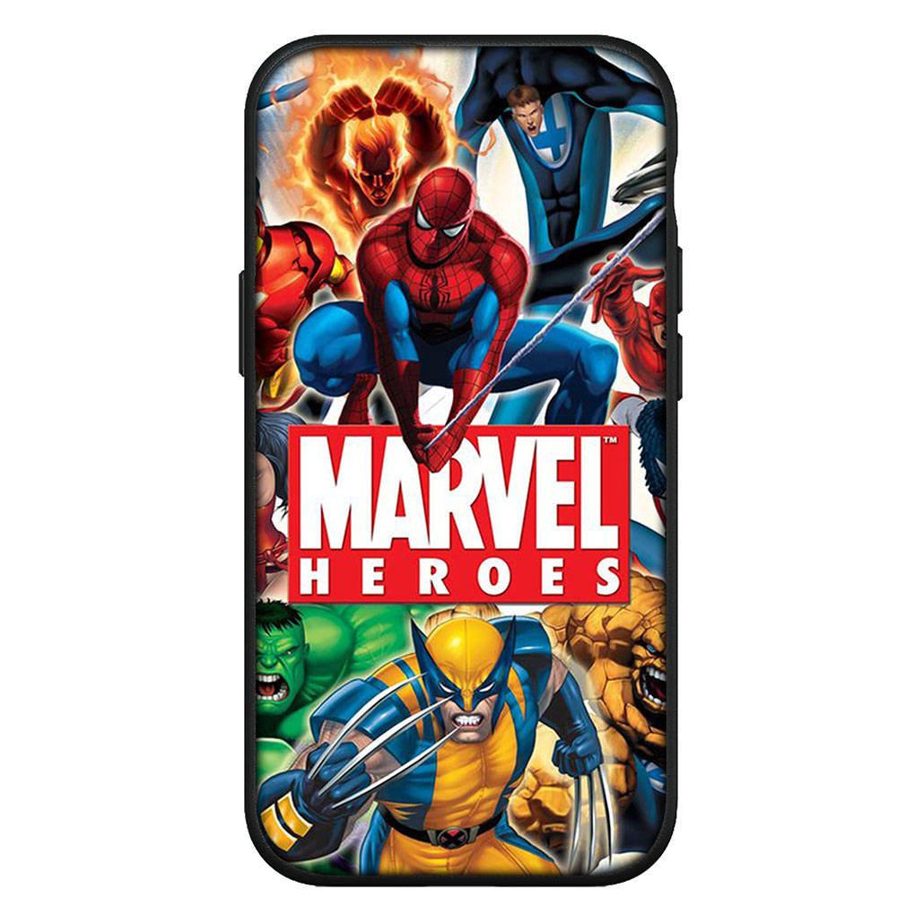 Cover for iPhone 16 15 Xiaomi Redmi Note 14 13 12 11 Pro Max X 16e Samsung Galaxy S25 S24 S23 Moto OPPO Huawei Hulk Marvel Spider Iron Man Phone Case