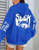 Women's Casual Autumn Fleece Hooded Sweatshirt with Pockets