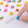 20-200pcs Mini Erasers Fruit Animal Number Cake Heart Designs School Supplies Graduation Gifts Classroom Prizes Birthday JXB
