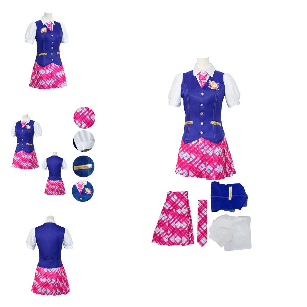 Barbie Charm Princess School Uniform Cosplay Costume For Women